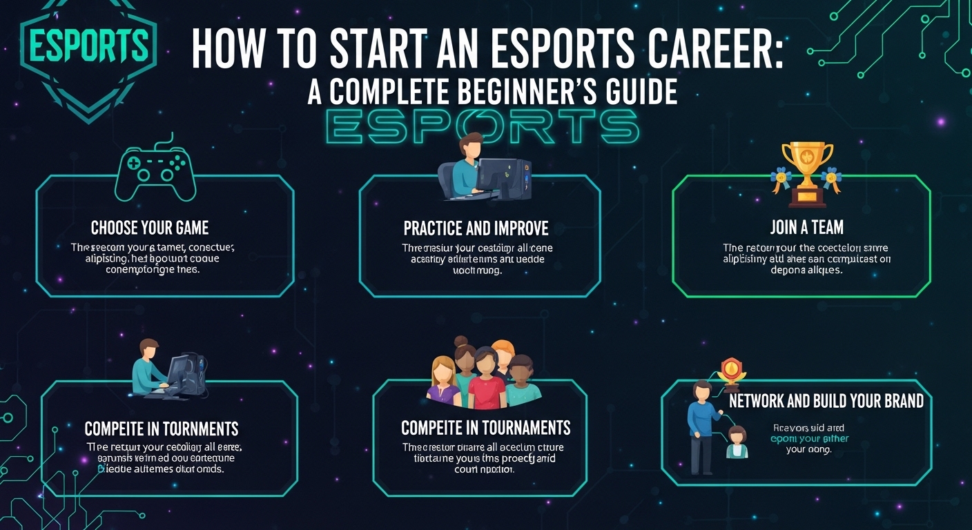 How to Start an Esports Career: A Complete Beginner’s Guide